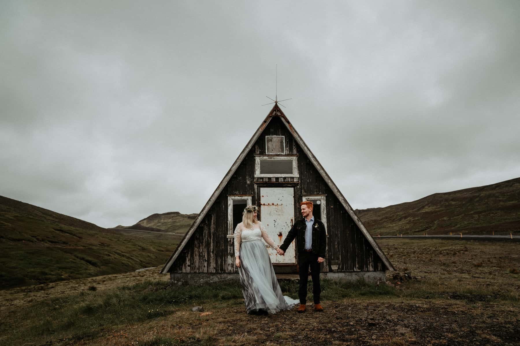 how to elope in iceland cover image of couple holding hands